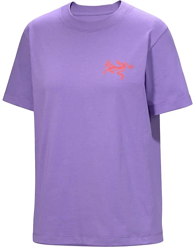 Kragg Cotton Bird Tile Crew Shirt SS Women's