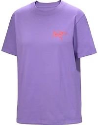 Kragg Cotton Bird Tile Crew Shirt SS Women's