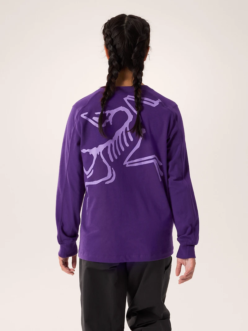 Kragg Cotton Bird Crew Neck Shirt LS Women's