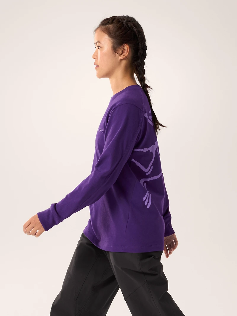 Kragg Cotton Bird Crew Neck Shirt LS Women's