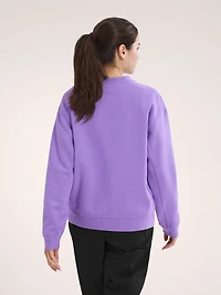 Emblem Fleece Crew Neck Pullover Women's