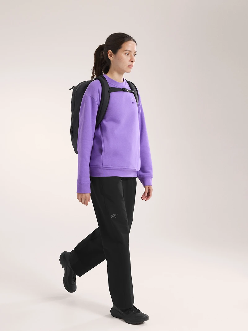 Emblem Fleece Crew Neck Pullover Women's