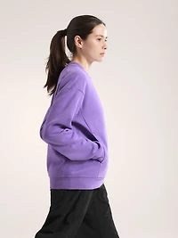 Emblem Fleece Crew Neck Pullover Women's