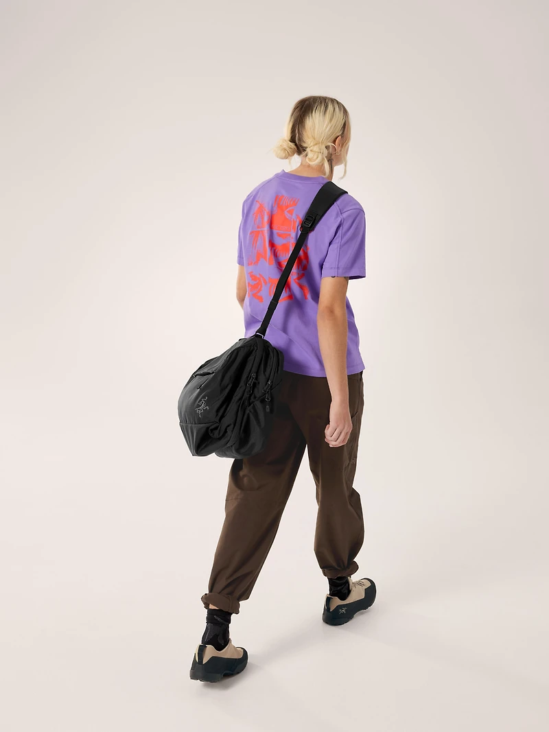 Kragg Cotton Bird Tile Crew Shirt SS Women's