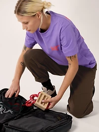 Kragg Cotton Bird Tile Crew Shirt SS Women's