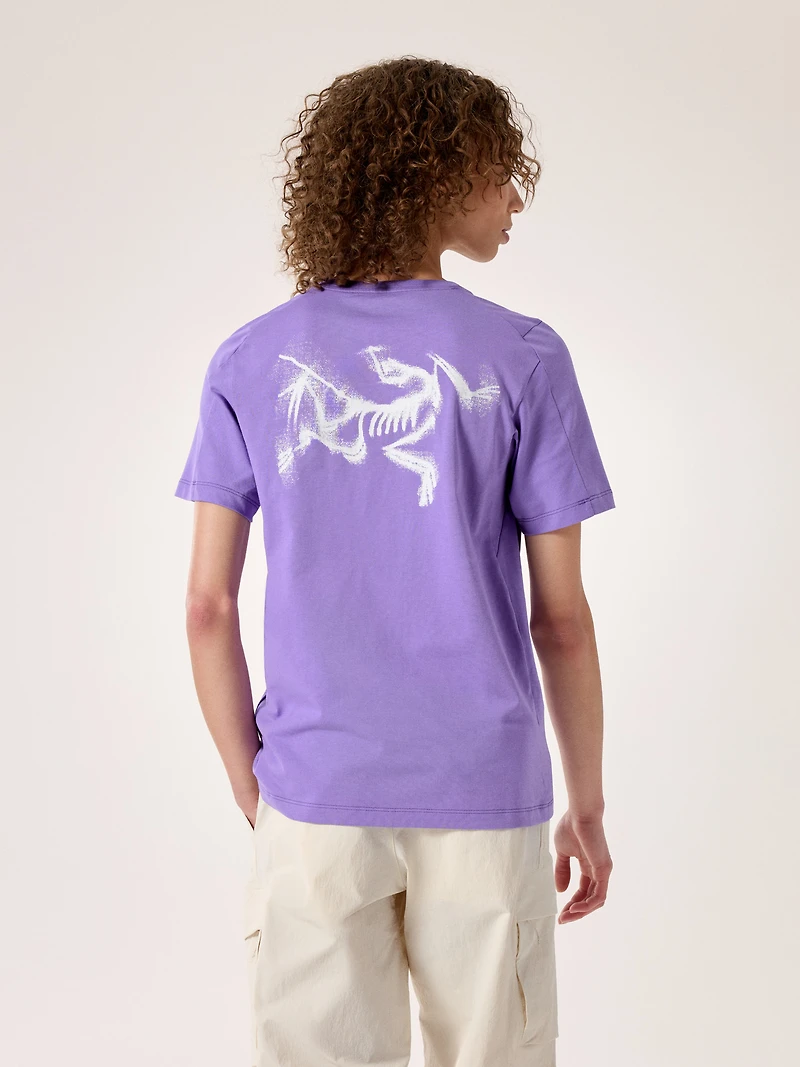 Kragg SL Cotton Blurred Bird Crew Shirt SS Women's