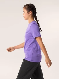 Kragg SL Cotton Emblem Crew Shirt SS Women's