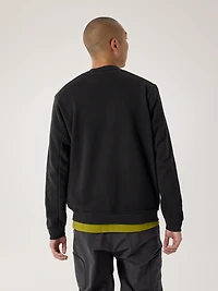Emblem Fleece Crew Neck Pullover Men's