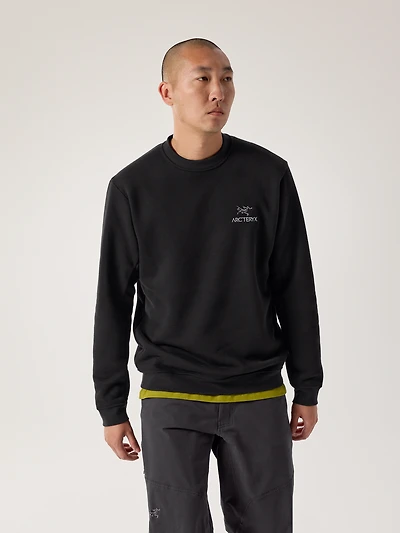 Emblem Fleece Crew Neck Pullover Men's
