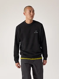 Emblem Fleece Crew Neck Pullover Men's