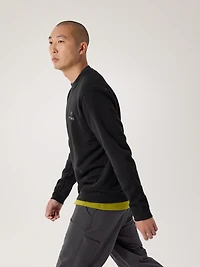 Emblem Fleece Crew Neck Pullover Men's
