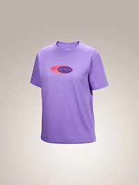 Kragg Cotton Sticker Crew Shirt SS Women's