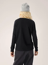 Kragg Cotton Sticker Crew Shirt LS Women's