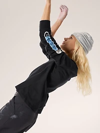Kragg Cotton Sticker Crew Shirt LS Women's