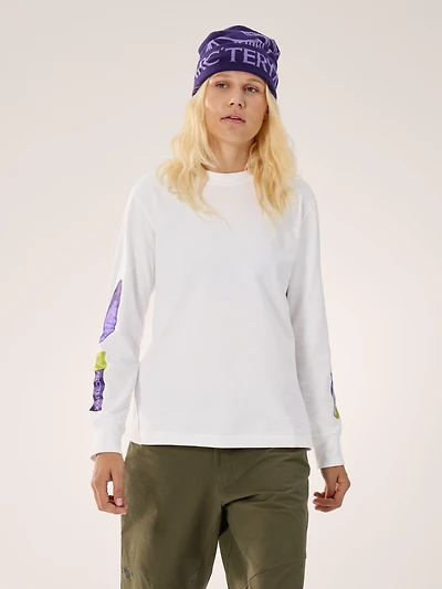Kragg Cotton Sticker Crew Shirt LS Women's