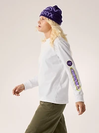 Kragg Cotton Sticker Crew Shirt LS Women's