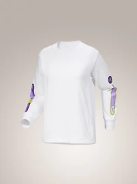 Kragg Cotton Sticker Crew Shirt LS Women's