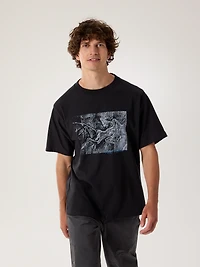 Kragg Cotton Lithographica Shirt SS Men's