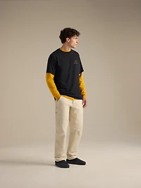 Kragg SL Cotton Bird Word Shirt SS