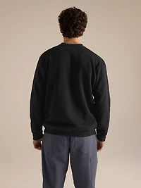 Emblem Fleece Crew Neck Pullover