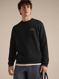 Emblem Fleece Crew Neck Pullover