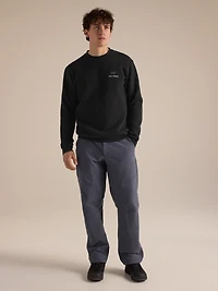 Emblem Fleece Crew Neck Pullover