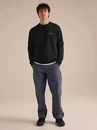 Emblem Fleece Crew Neck Pullover