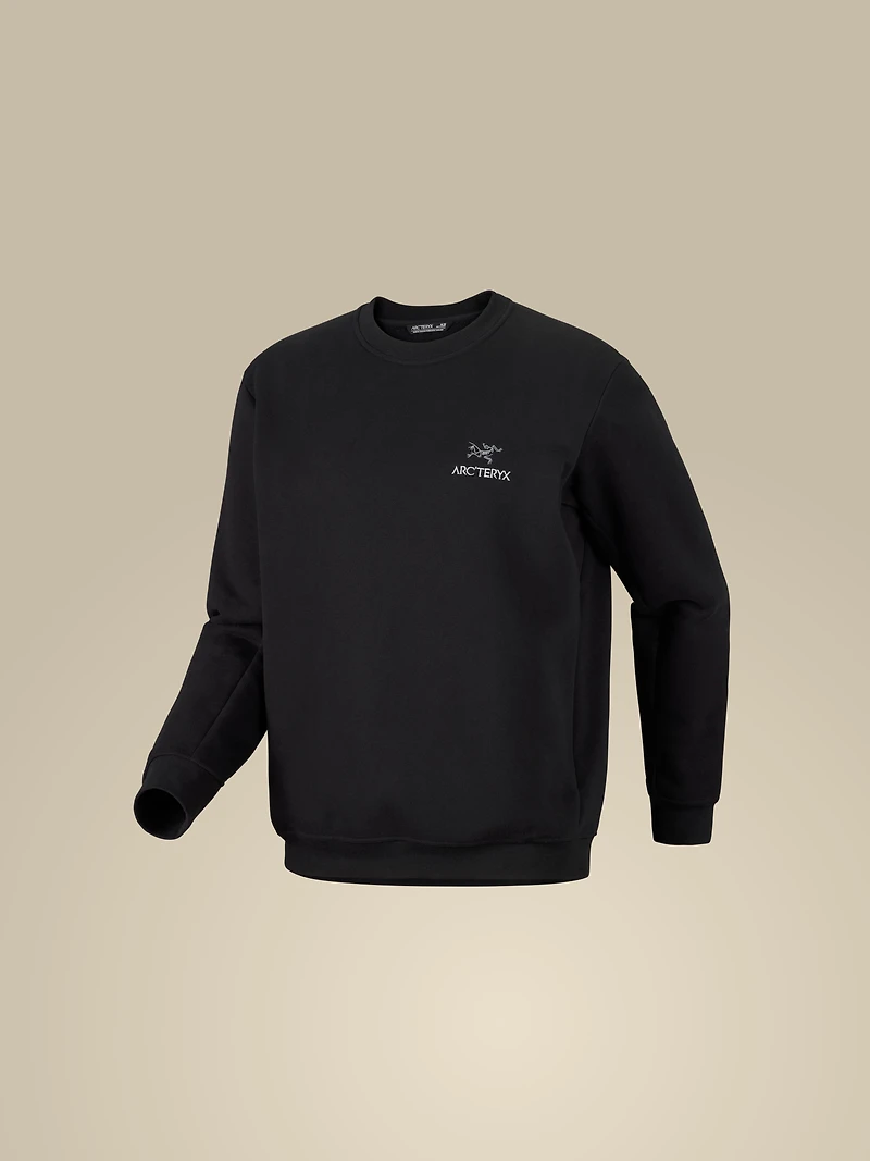 Emblem Fleece Crew Neck Pullover