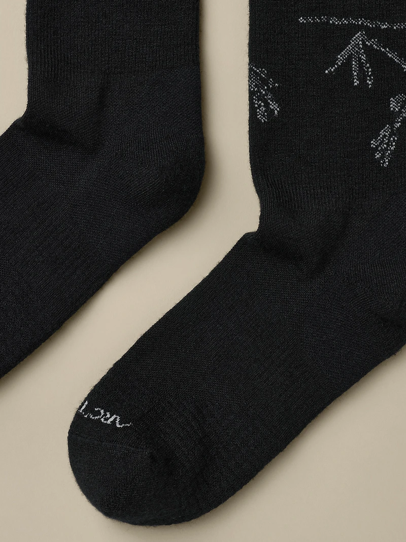 Merino Wool Mid Bird Sock