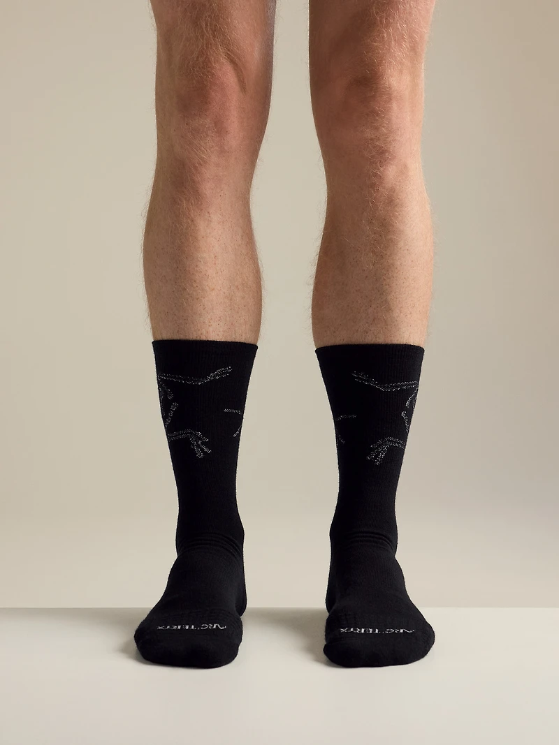 Merino Wool Mid Bird Sock