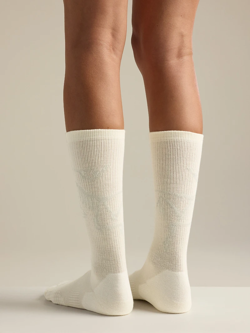 Merino Wool Mid Bird Sock