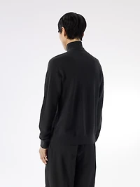 Conic Wool Half Zip Neck