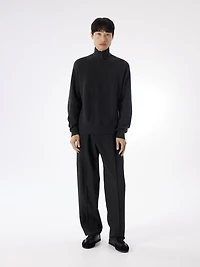 Conic Wool Half Zip Neck