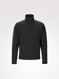 Conic Wool Half Zip Neck