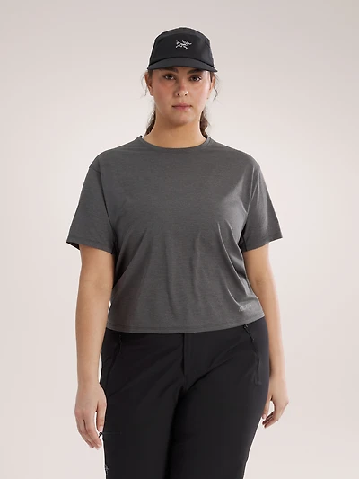Taema Crop Logo T-Shirt Women's
