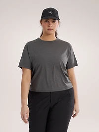 Taema Crop Logo T-Shirt Women's