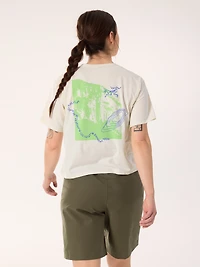 Taema Crop Topo Shirt SS Women's
