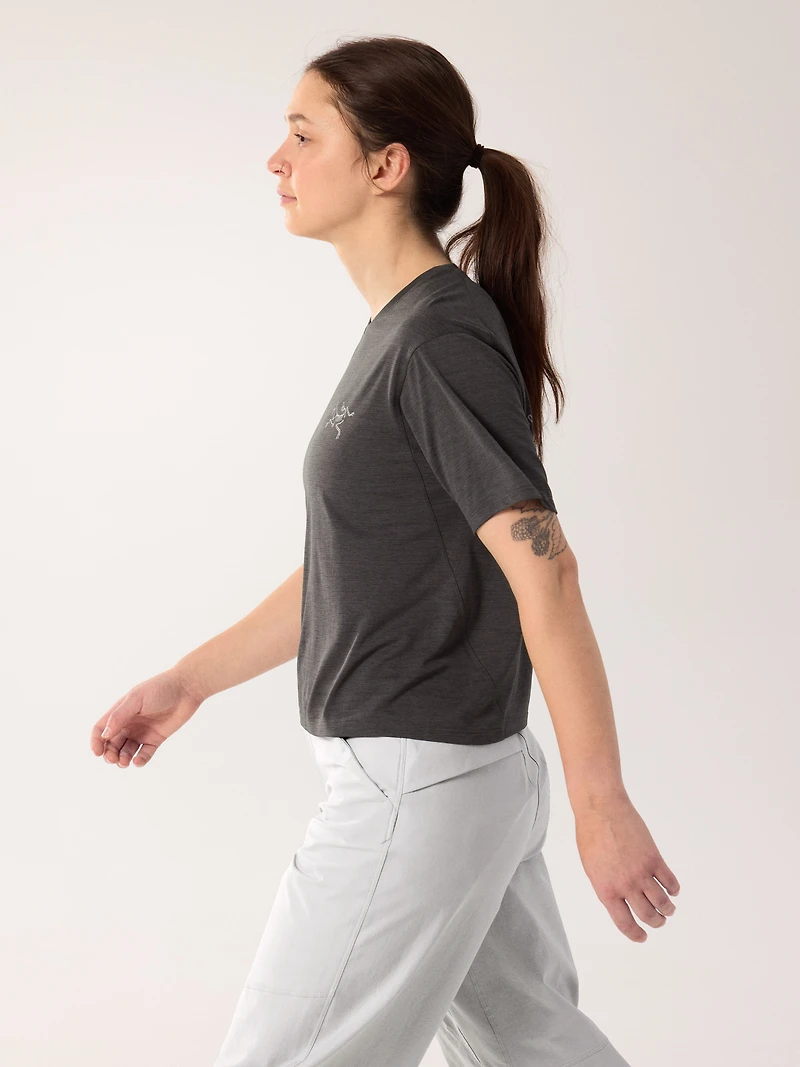 Taema Crop Topo Shirt SS Women's