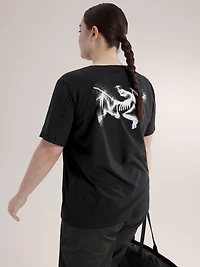 Kragg SL Cotton Blurred Bird Crew Shirt SS Women's