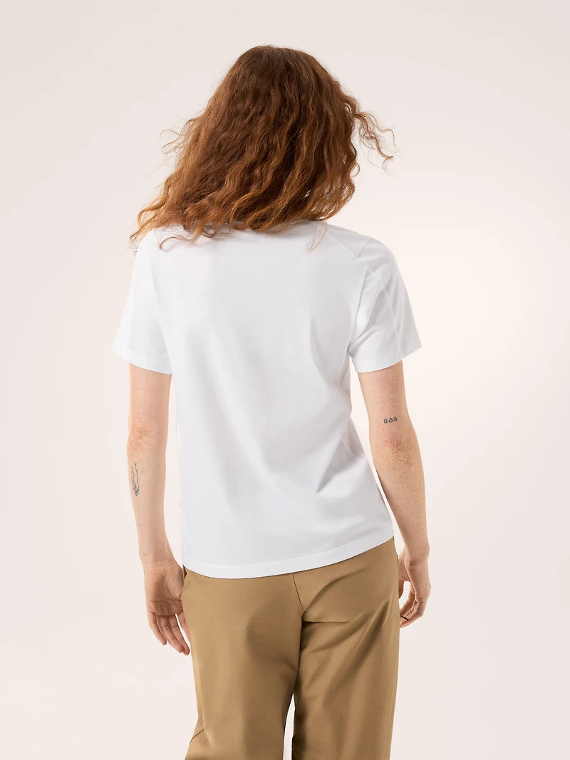 Kragg SL Cotton Emblem Crew Shirt SS Women's
