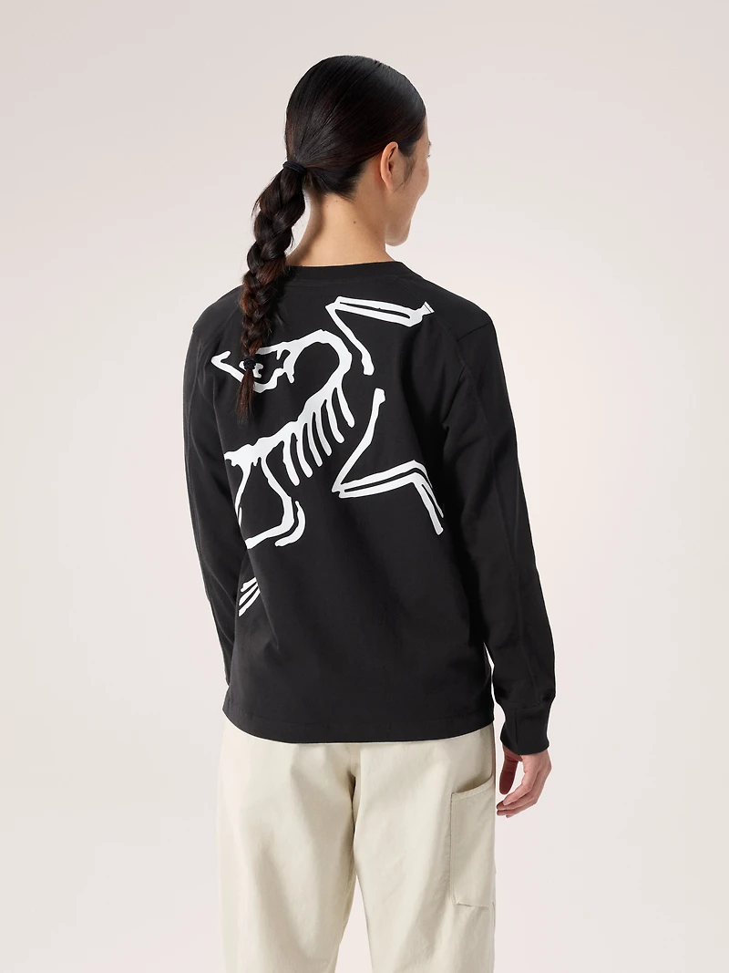 Kragg Cotton Bird Crew Neck Shirt LS