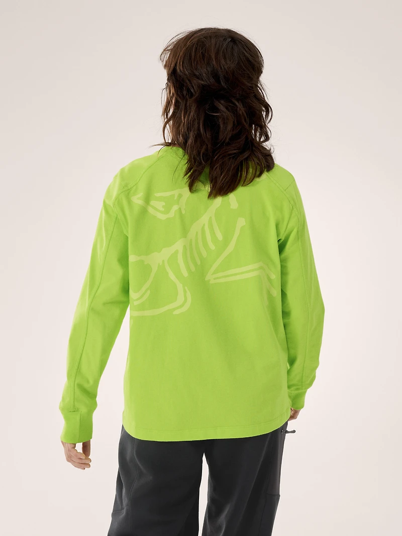 Kragg Cotton Bird Crew Neck Shirt LS