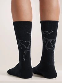 Merino Wool Mid Bird Sock
