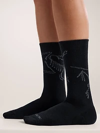 Merino Wool Mid Bird Sock
