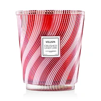 Voluspa Crushed Candy Cane 5 Wick Hearth Candle with Lid