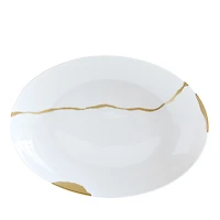 Bernardaud Kintsugi-Sarkis 24K Gold Deep Oval Platter