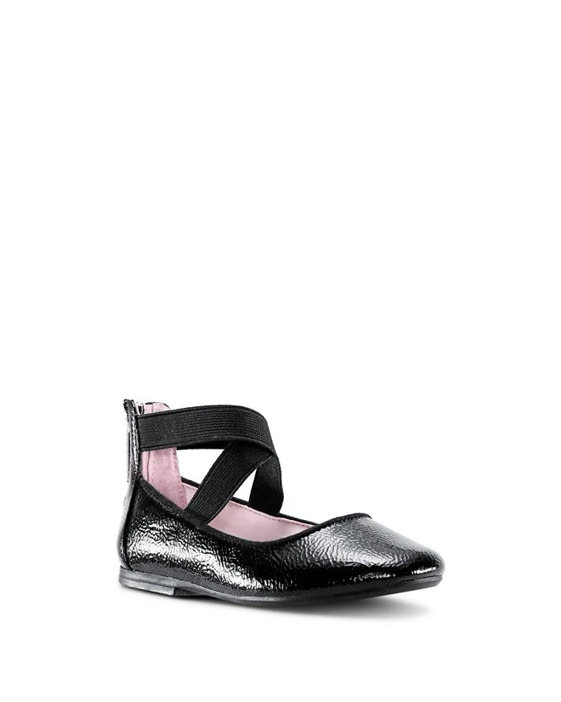 Girls' Marissa Crisscross Strap Ballet Flats - Little Kid