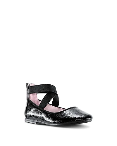 Girls' Marissa Crisscross Strap Ballet Flats - Little Kid