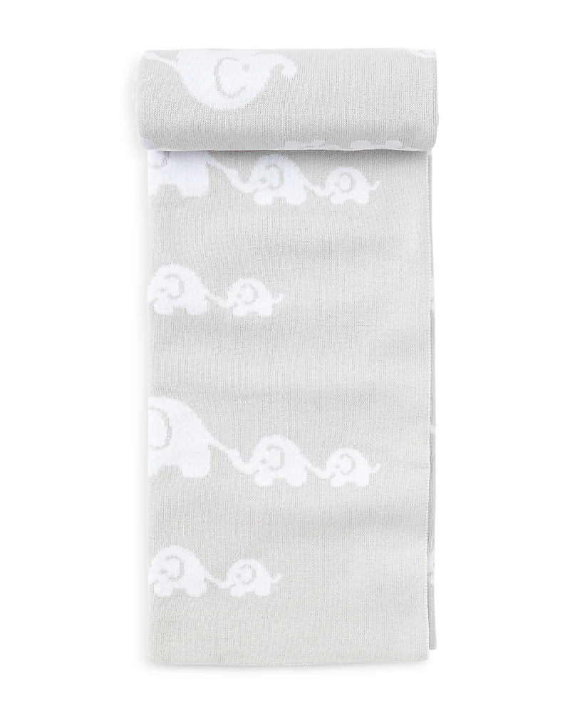 Kissy Unisex Elephant Print Blanket - Baby