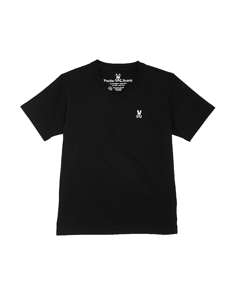 Psycho Bunny Boys' V Neck Logo Tee - Little Kid, Big Kid